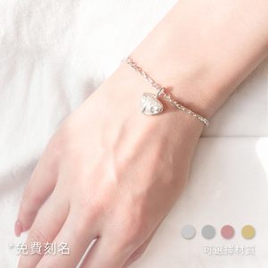 〖 印記 〗訂製寵物鼻紋925純銀手鍊 • 貓咪限定