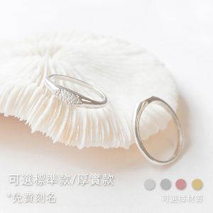 〖 印記 〗訂製寵物鼻紋925純銀戒指 • 局部印紋